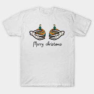 Merry Christmas, Christmas Skeleton T-Shirt